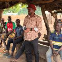 HON. ALHAJI LAWYER SHAIBU MAHAMA OBEI VISITS FIRE VICTIMS IN SINGA.